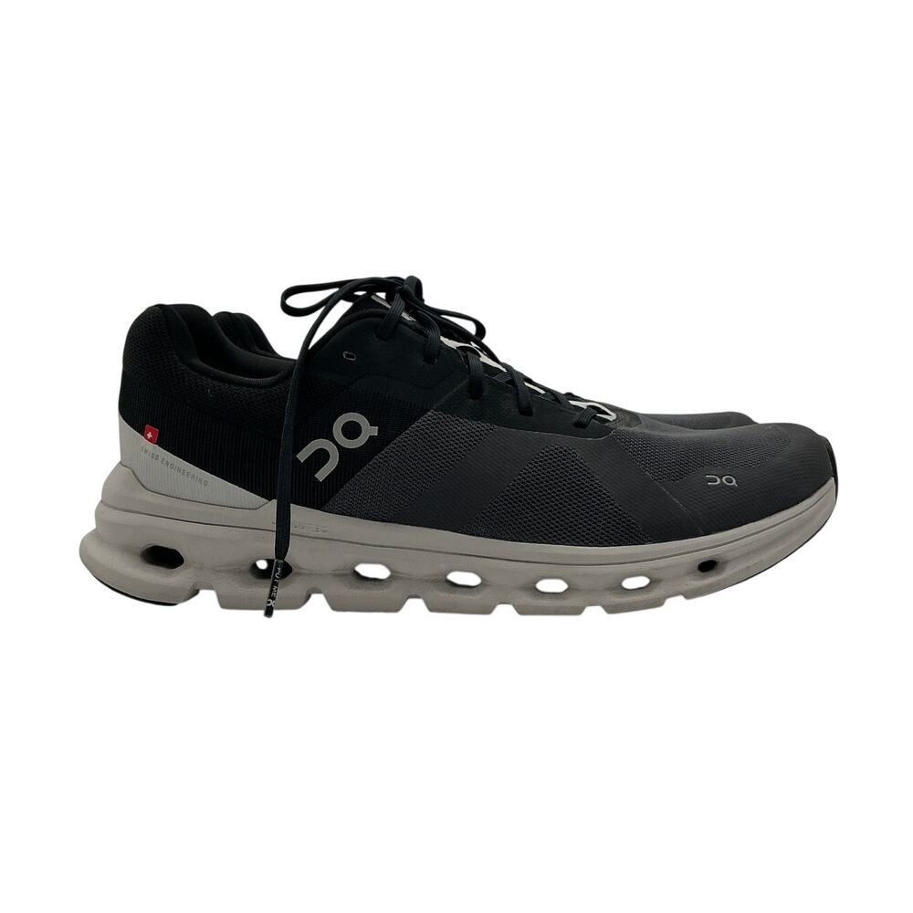 On Mesh Gray Cloudrunner Running Sneakers Size Men's 11 - Picture 2 of 6